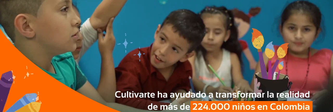 En Cultivarte transformamos el tiempo libre de miles de niños y niñas.